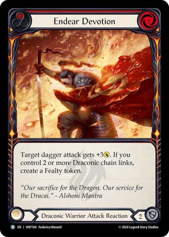 Endear Devotion (Red) — The Hunted — Flesh and Blood