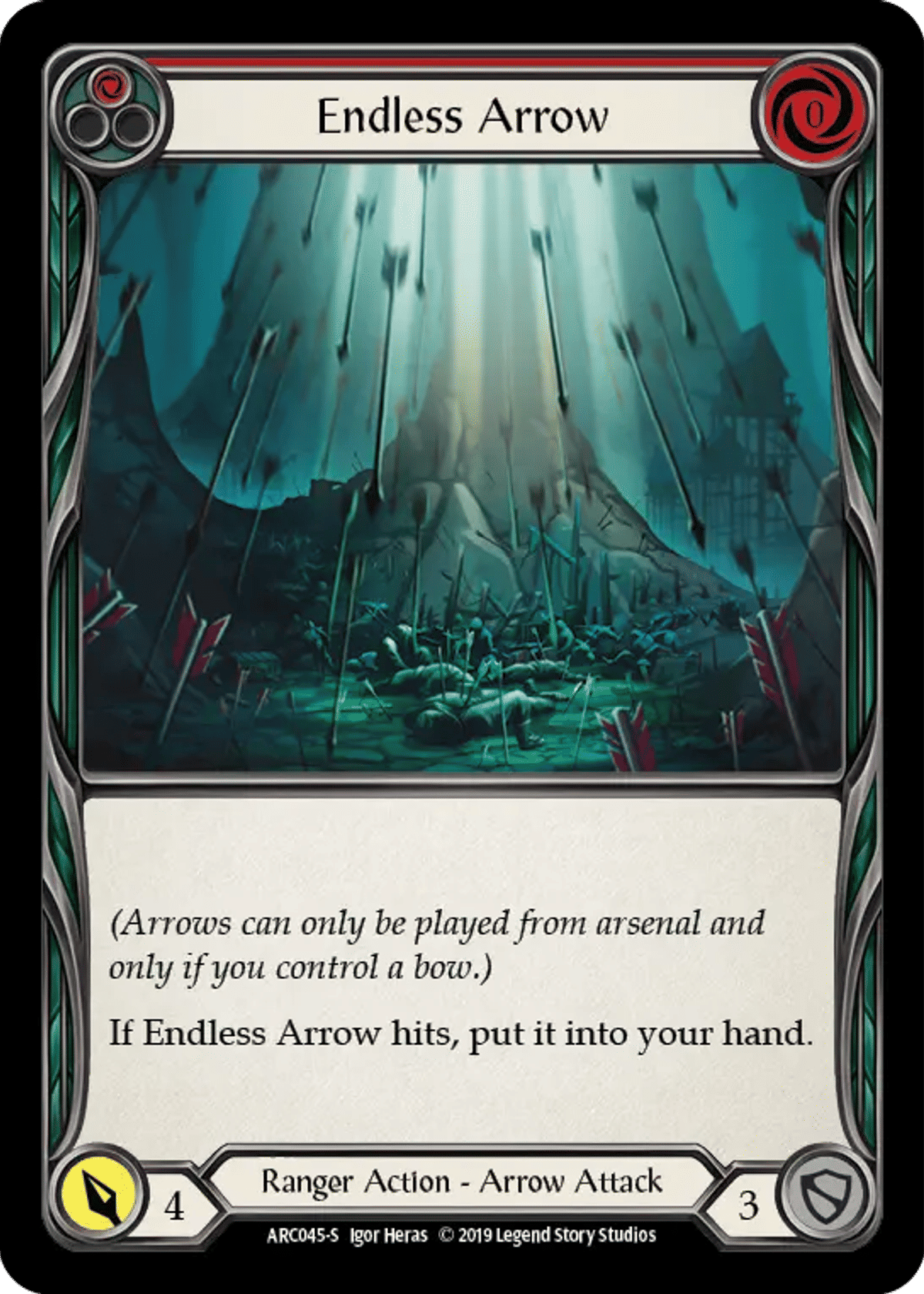 Endless Arrow from Arcane Rising - Flesh and Blood