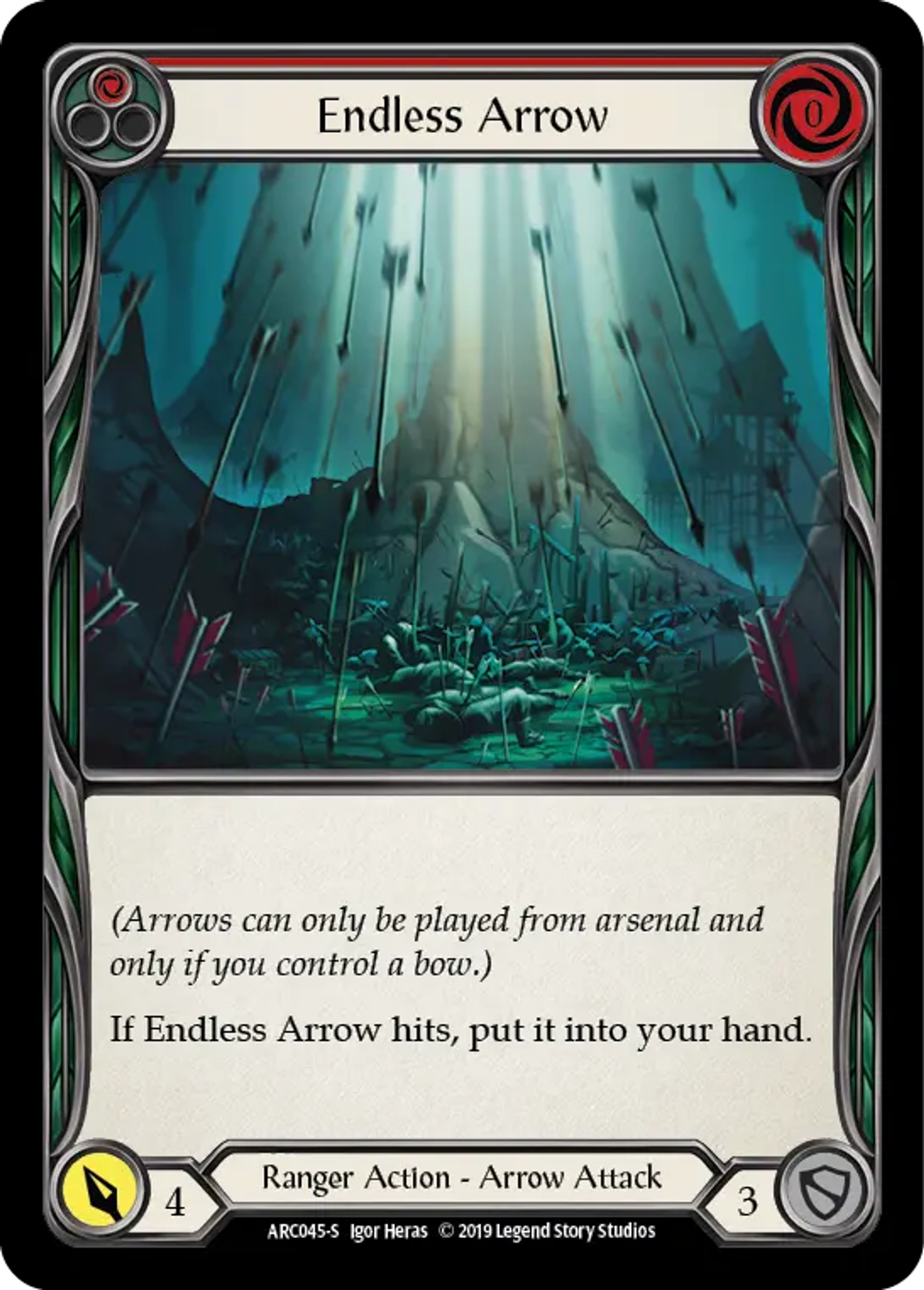 Endless Arrow — Arcane Rising — Flesh and Blood