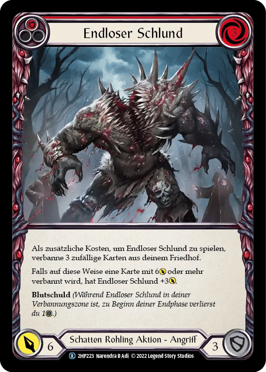 Endless Maw (Red) — History Pack 2 - Black Label — Flesh and Blood