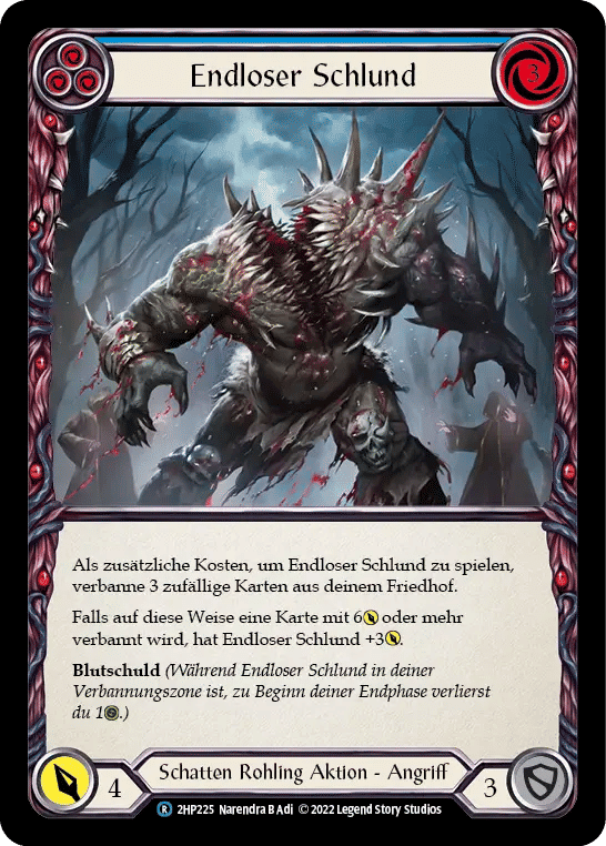 Endless Maw (Blue) — History Pack 2 - Black Label — Flesh and Blood