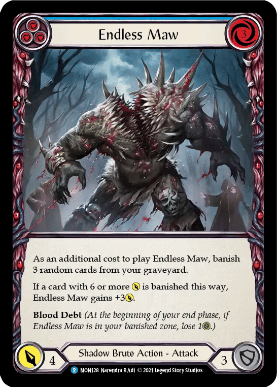 Endless Maw (Blue) — Monarch — Flesh and Blood