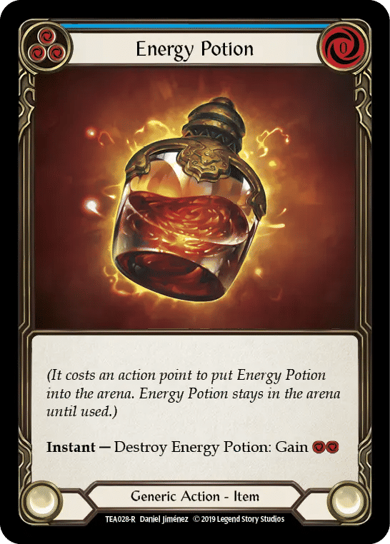 Energy Potion (Blue) — Dorinthea Ironsong - Hero Deck — Flesh and Blood