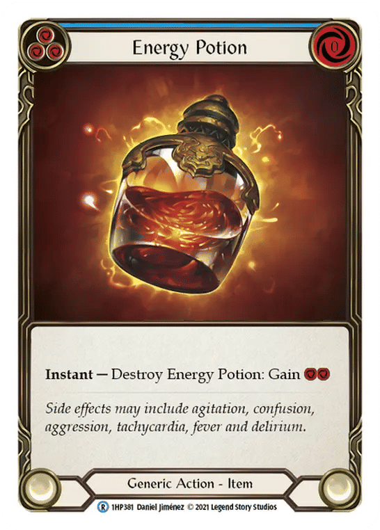 Energy Potion (Blue) — History Pack 1 — Flesh and Blood