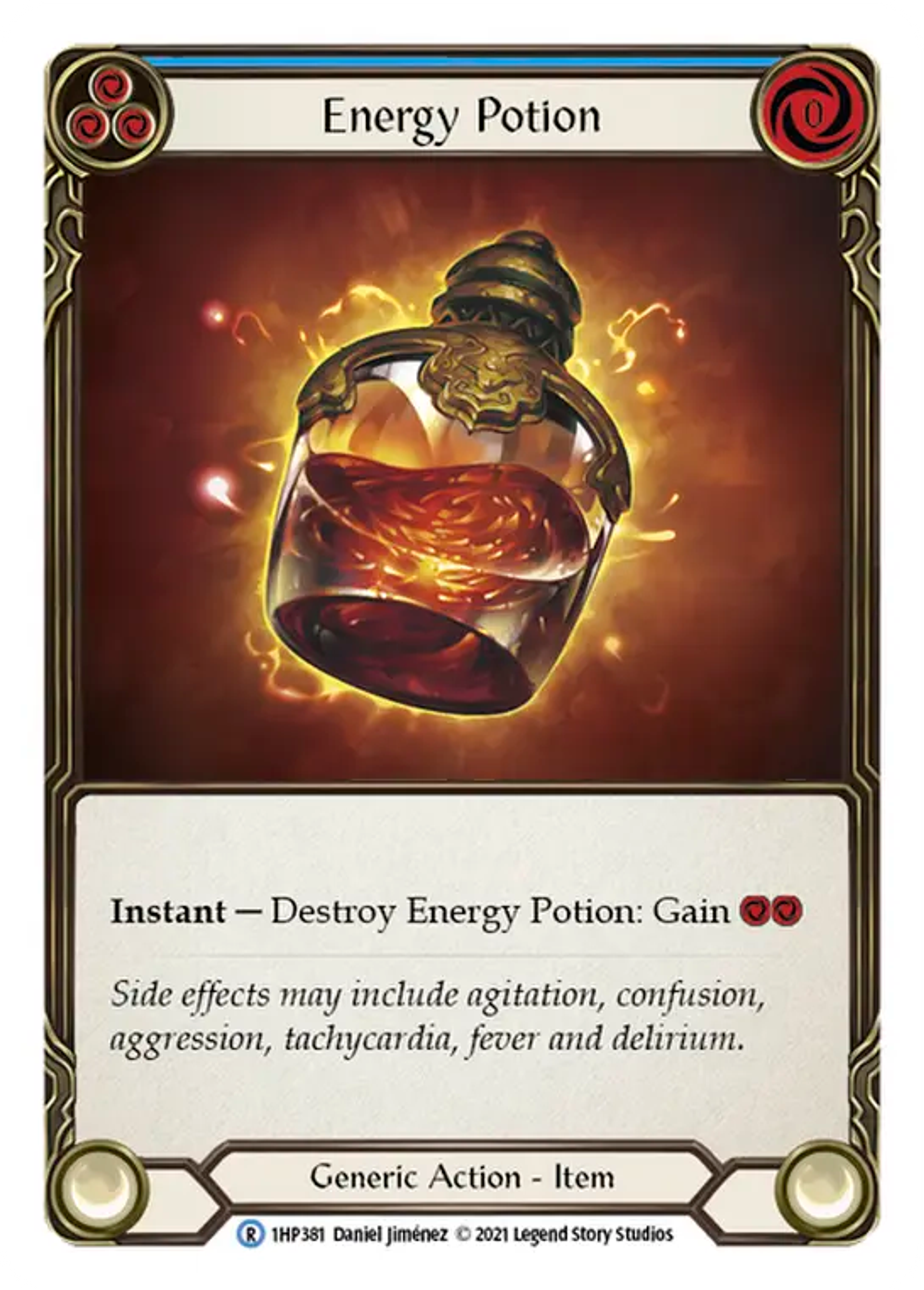 Energy Potion (Blue) — History Pack 1 — Flesh and Blood