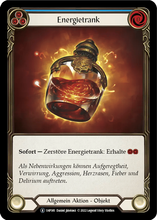 Energy Potion (Blue) — History Pack 1 - Black Label — Flesh and Blood