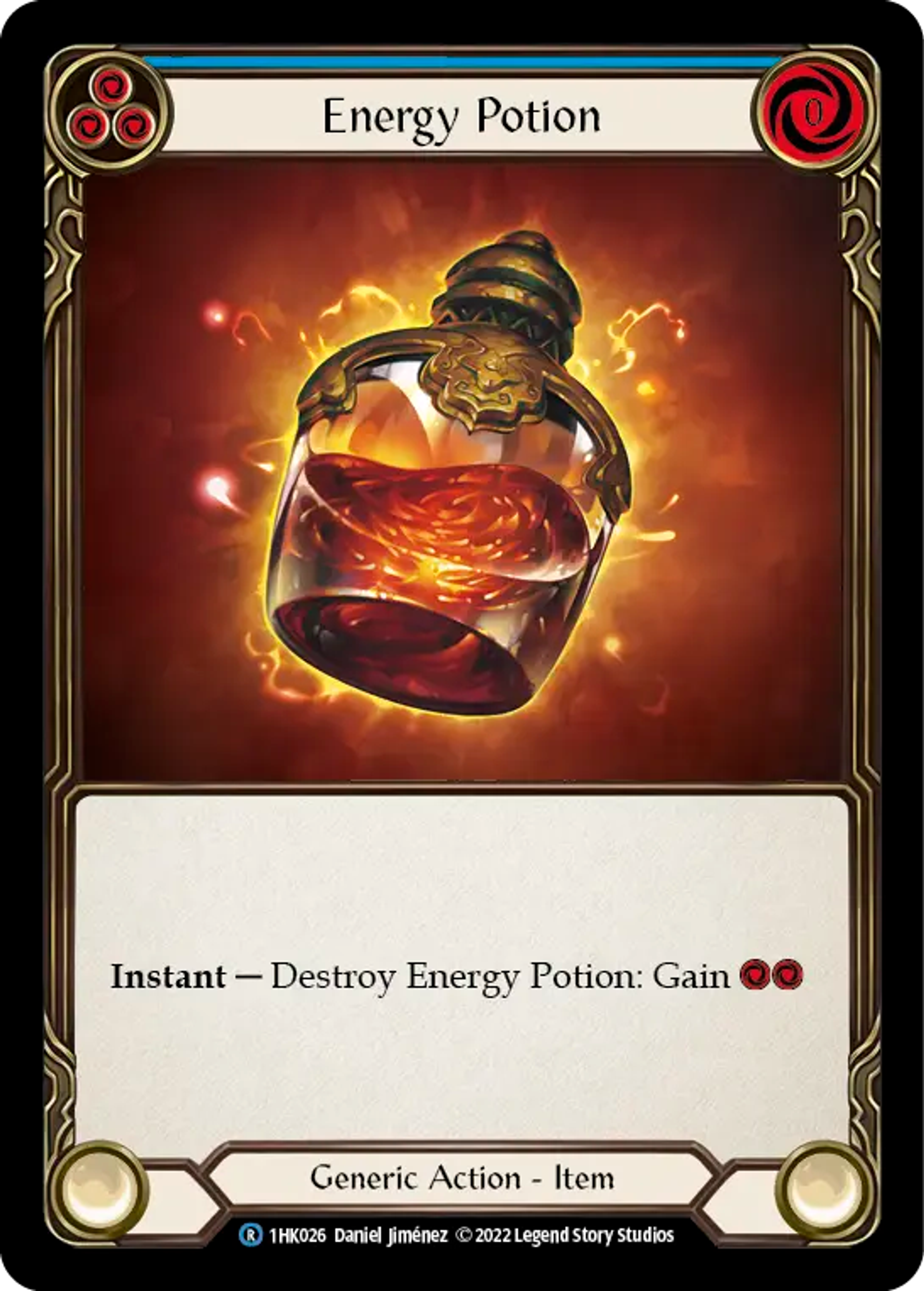 Energy Potion (Blue) — Kano - Blitz Deck — Flesh and Blood