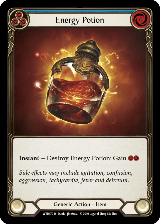 Energy Potion (Blue) — Welcome to Rathe — Flesh and Blood