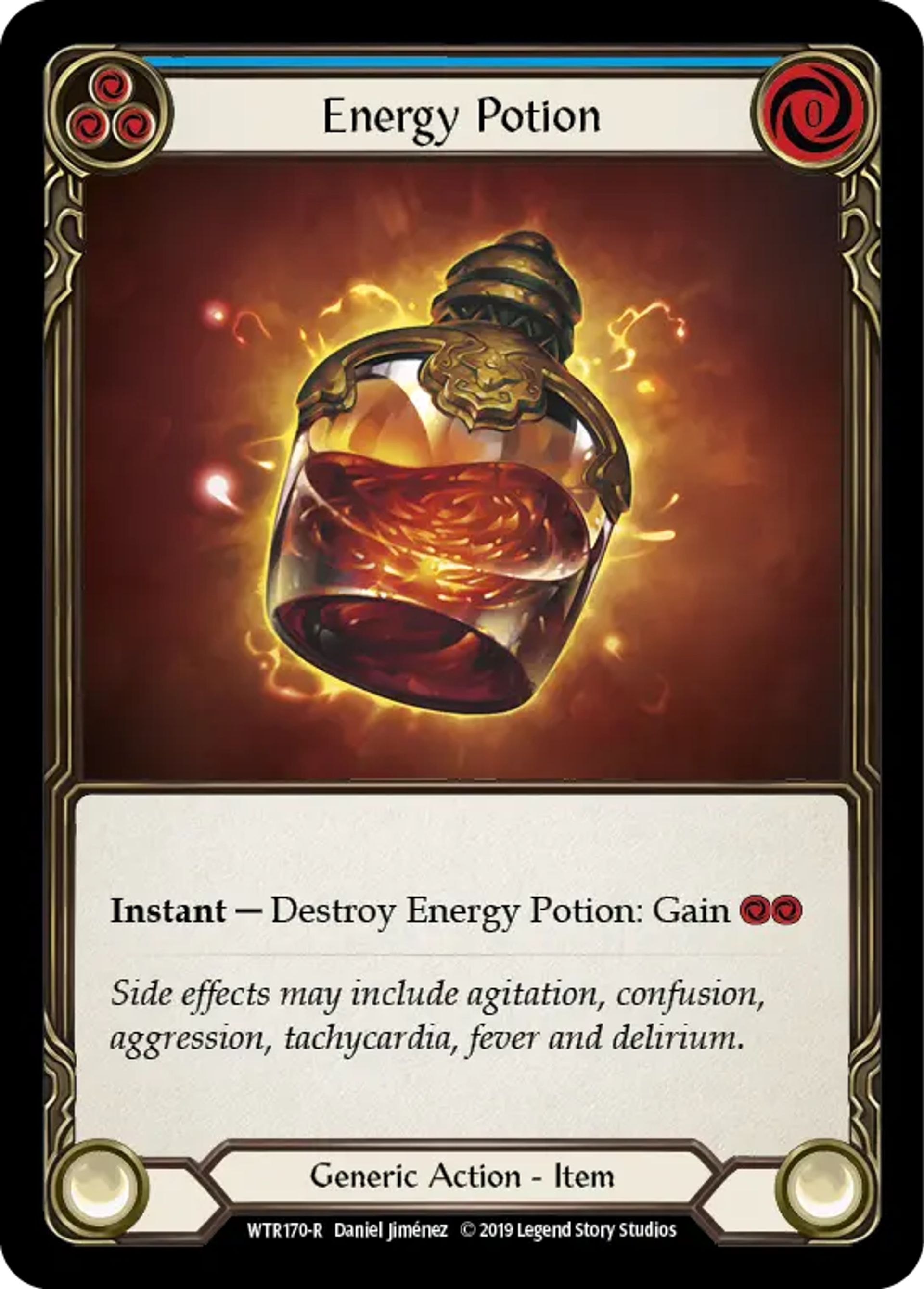 Energy Potion (Blue) — Welcome to Rathe — Flesh and Blood