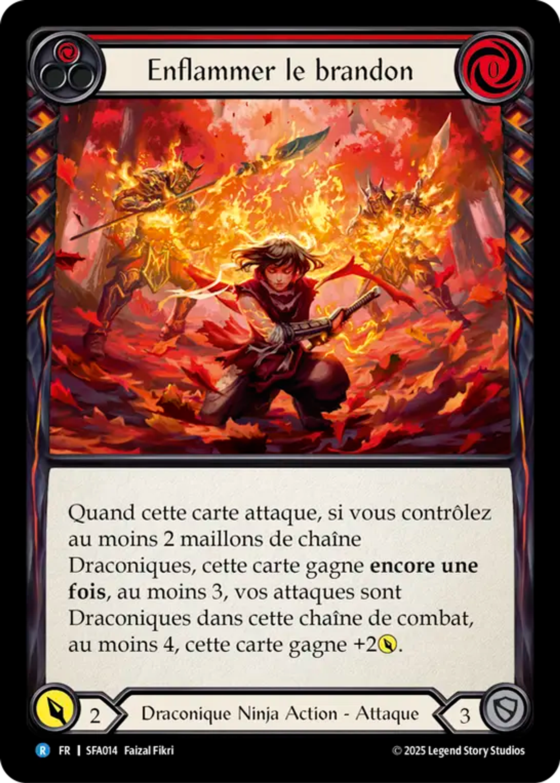 Enflame the Firebrand (Red) — Silver Age Chapter 2 - Fai — Flesh and Blood