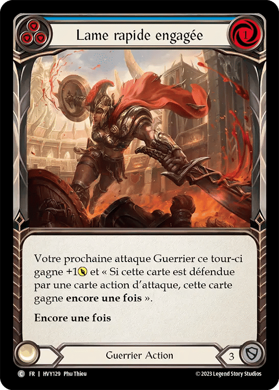Lame rapide engagée — Heavy Hitters — Flesh and Blood