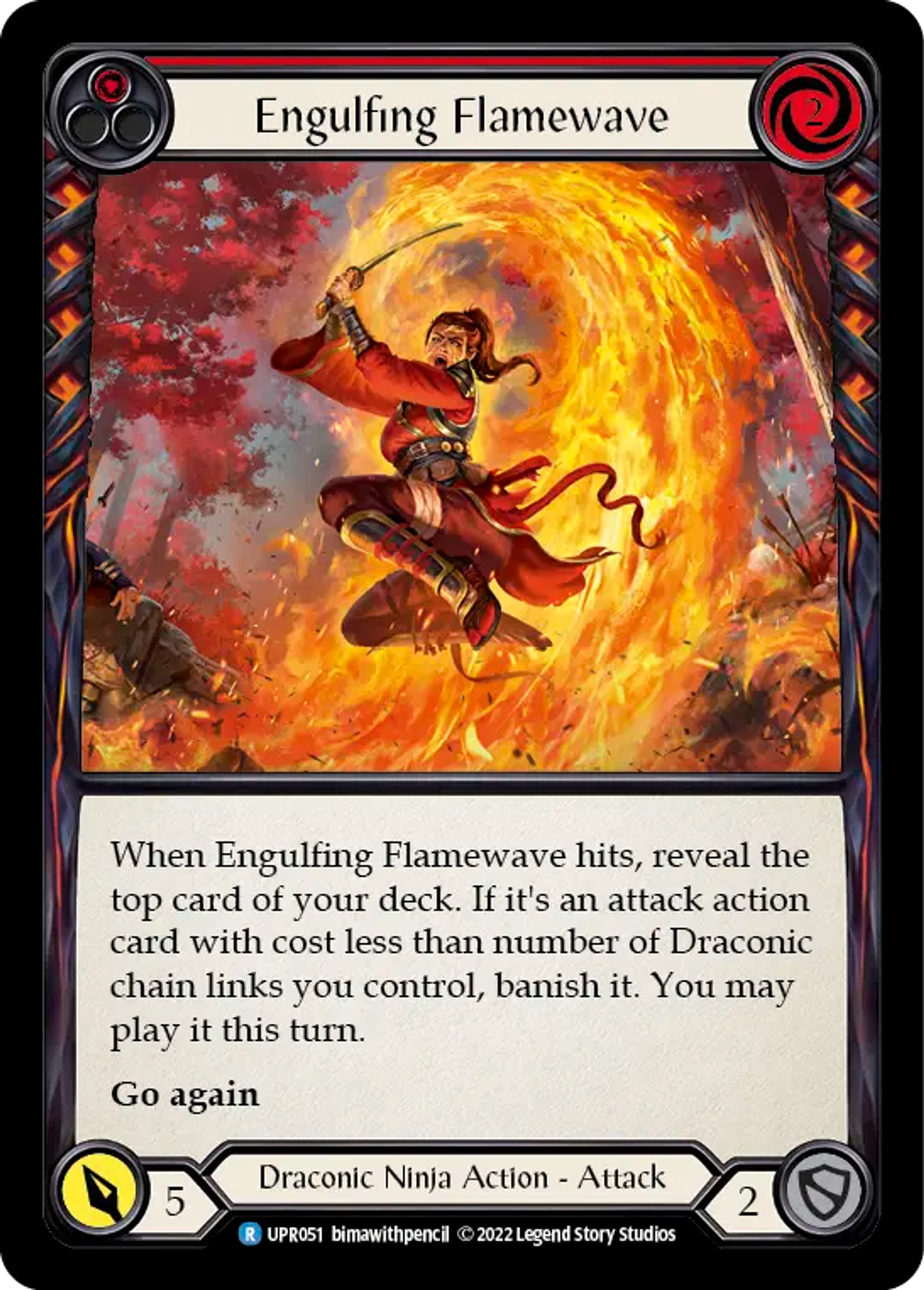 Engulfing Flamewave (Red) — Uprising — Flesh and Blood
