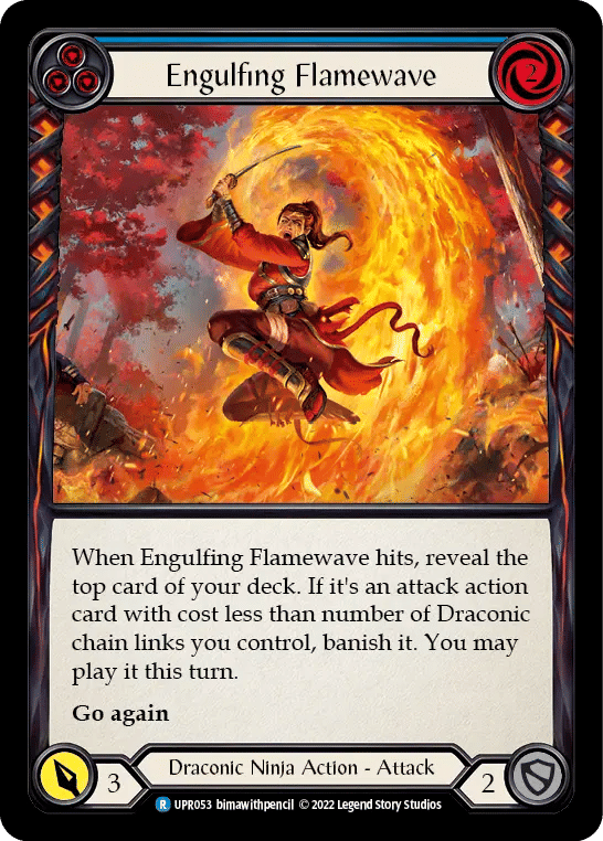 Engulfing Flamewave (Blue) — Uprising — Flesh and Blood