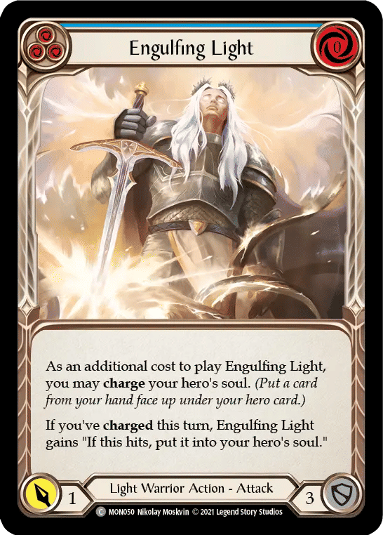 Engulfing Light (Blue) — Monarch — Flesh and Blood
