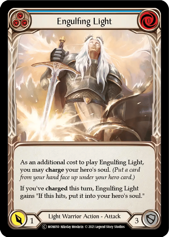 Engulfing Light (Blue) — Monarch - Unlimited — Flesh and Blood