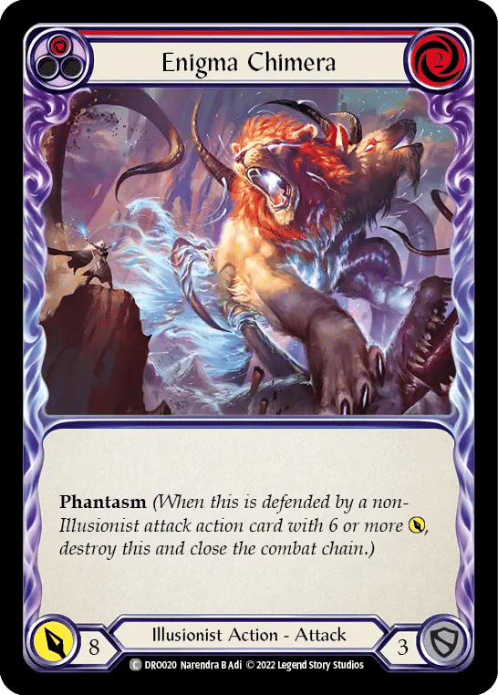 Enigma Chimera (Red) — Dromai - Blitz Deck — Flesh and Blood