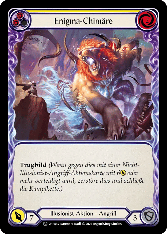 Enigma Chimera (Yellow) — History Pack 2 - Black Label — Flesh and Blood