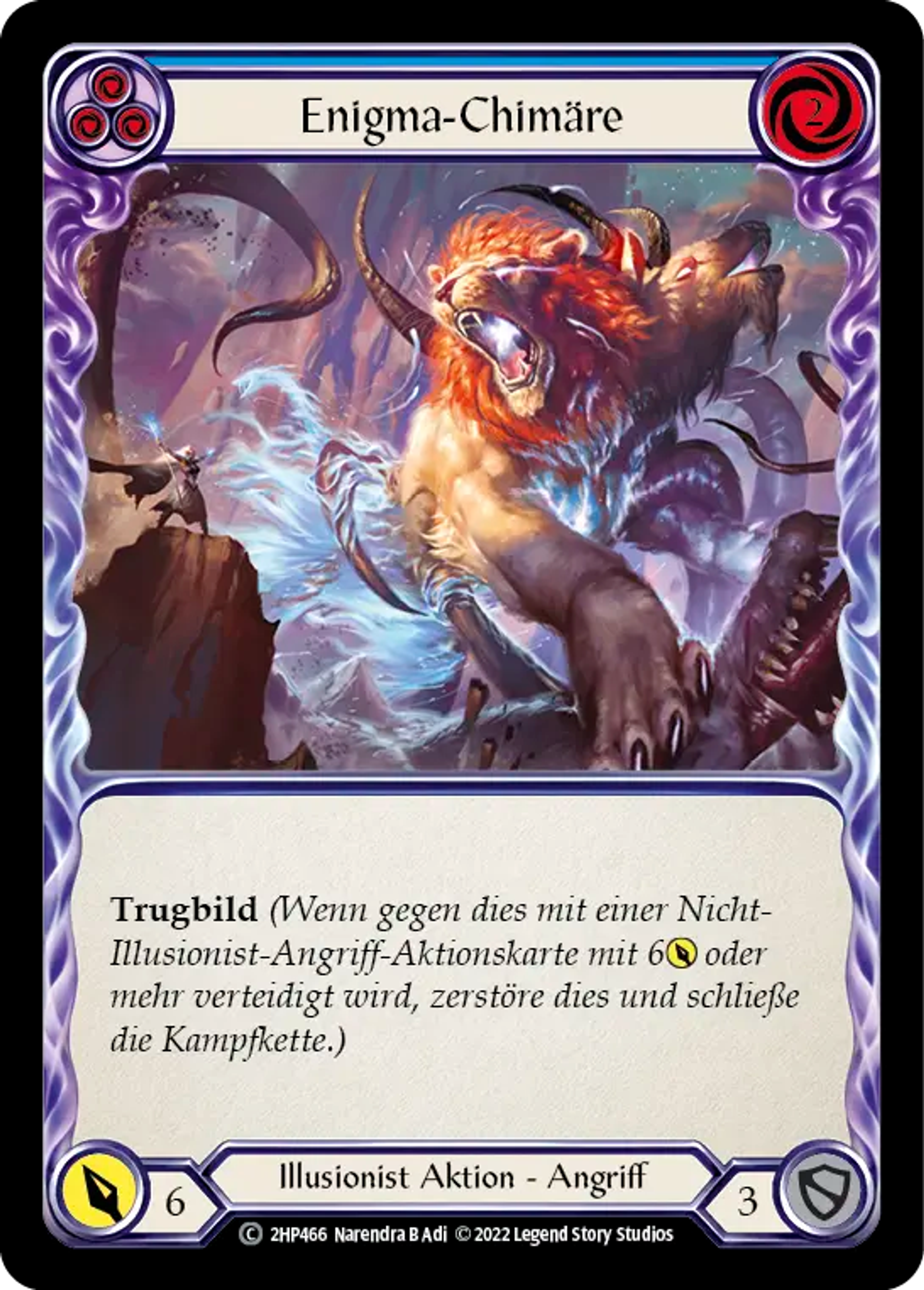 Enigma Chimera (Blue) — History Pack 2 - Black Label — Flesh and Blood