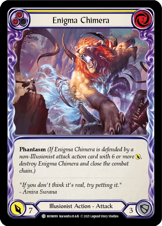Enigma Chimera (Yellow) — Monarch — Flesh and Blood