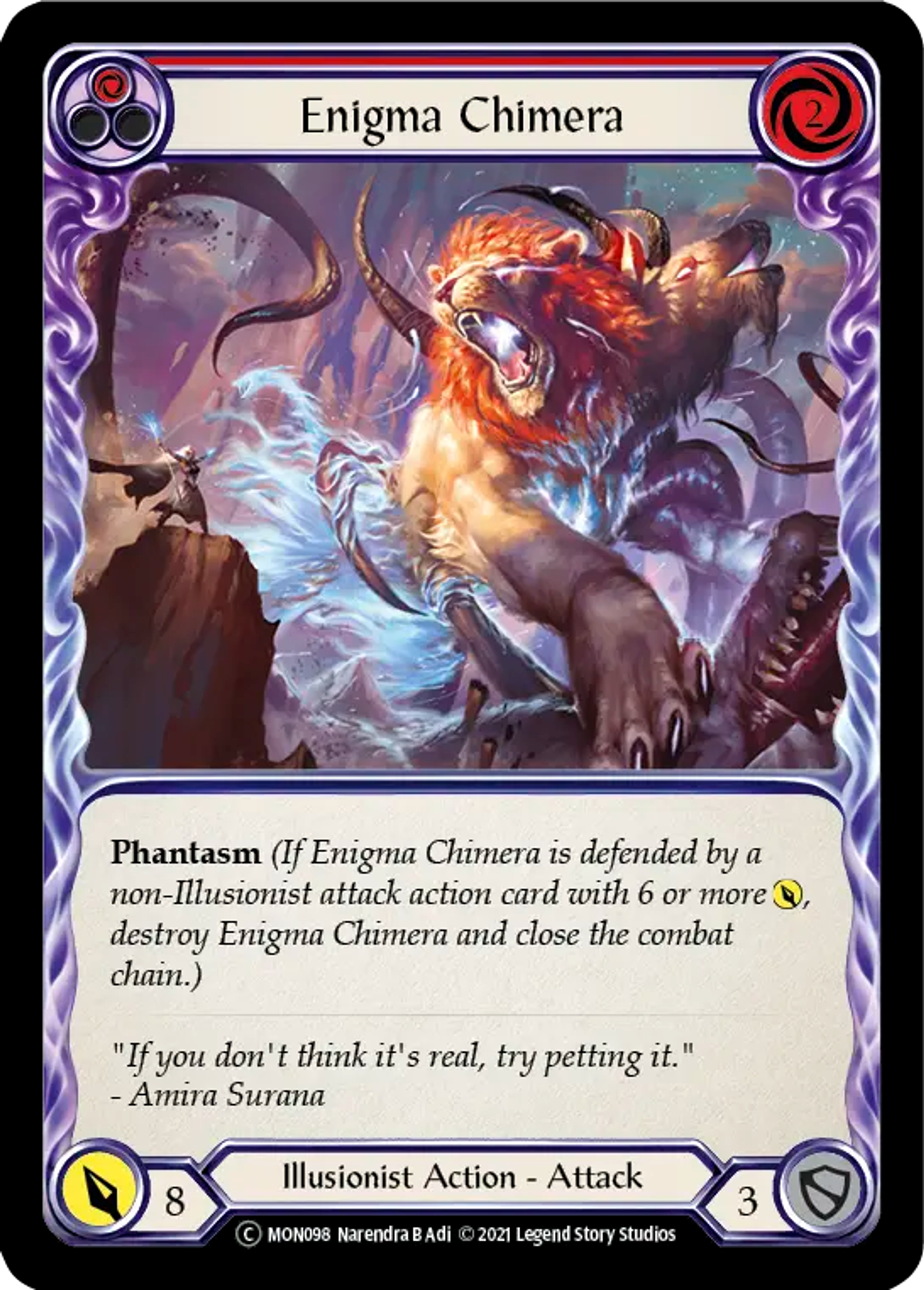 Enigma Chimera (Red) — Monarch - Unlimited — Flesh and Blood