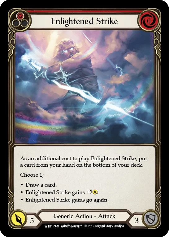 Enlightened Strike — Welcome to Rathe — Flesh and Blood