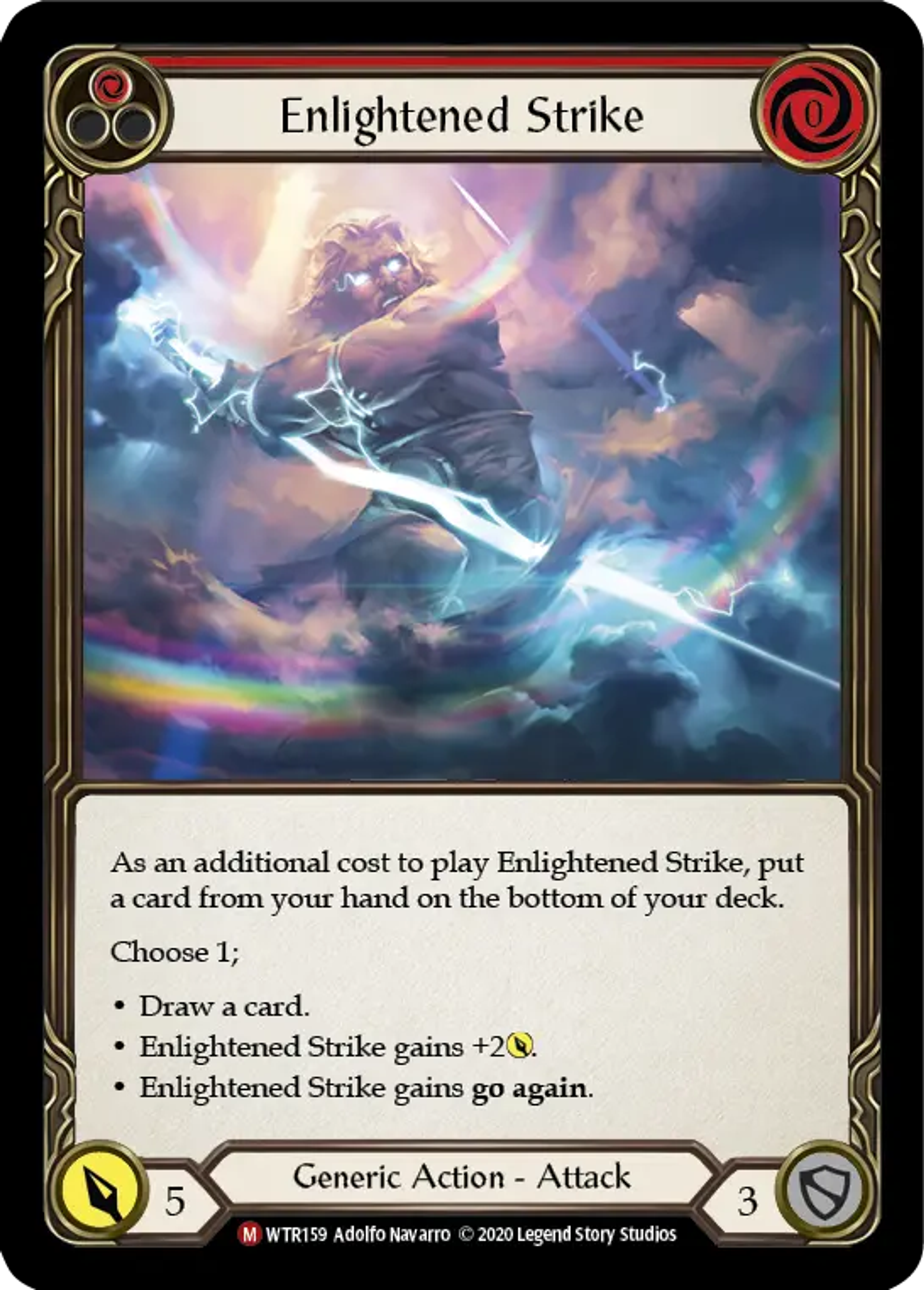 Enlightened Strike — Welcome to Rathe - Unlimited — Flesh and Blood