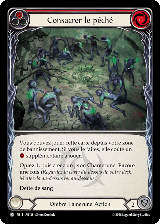 Consacrer le péché — Usurp the Shadow Throne — Flesh and Blood