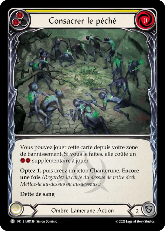 Consacrer le péché — Usurp the Shadow Throne — Flesh and Blood