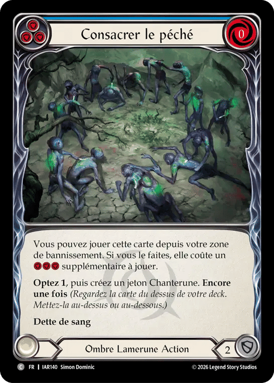 Consacrer le péché — Usurp the Shadow Throne — Flesh and Blood