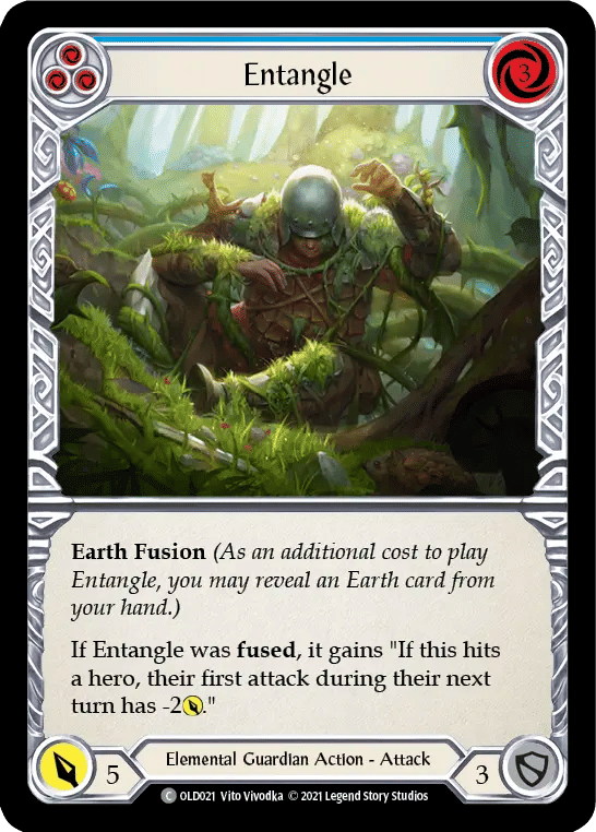 Entangle (Blue) — Oldhim - Blitz Deck — Flesh and Blood