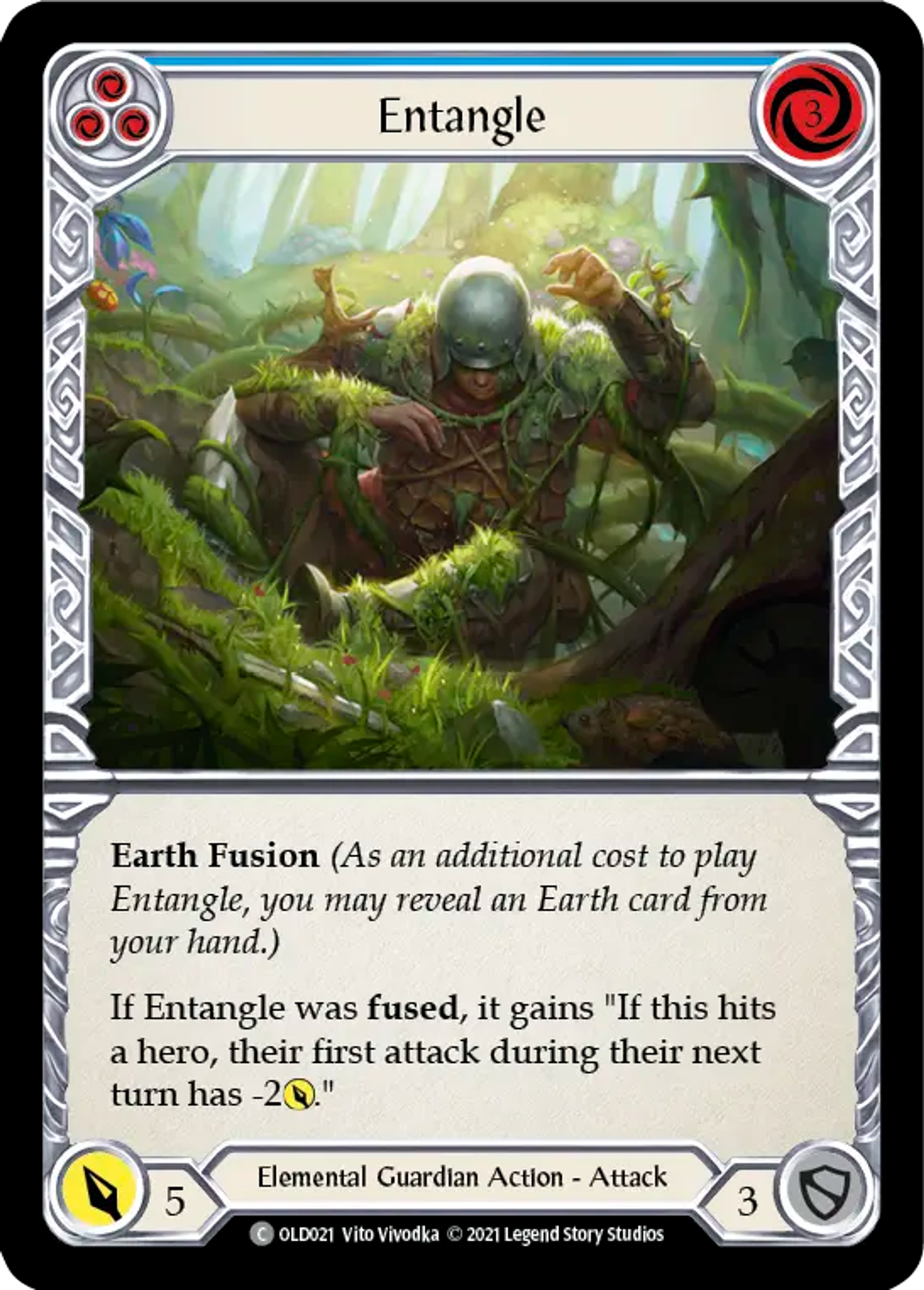 Entangle (Blue) — Oldhim - Blitz Deck — Flesh and Blood