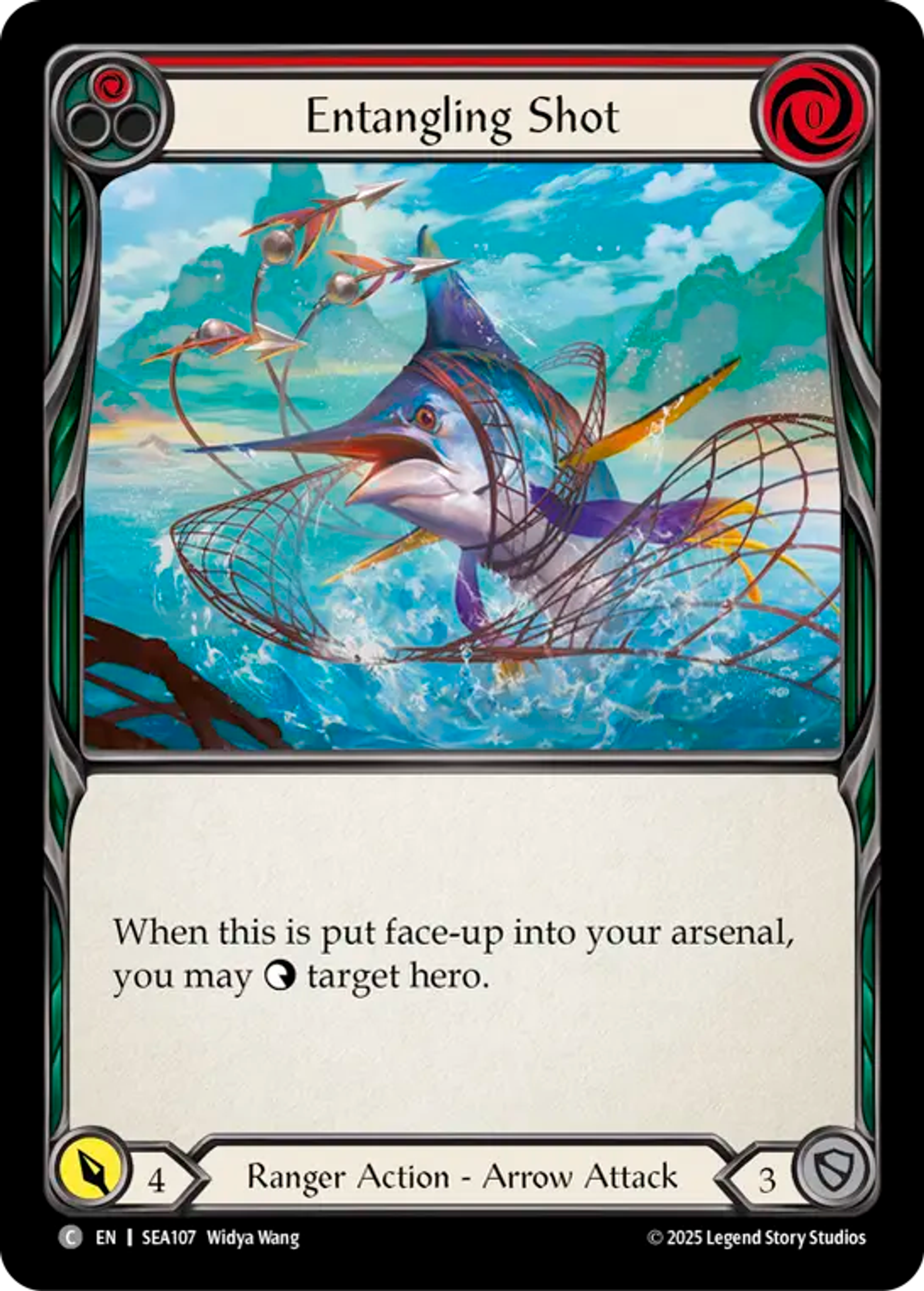 Entangling Shot (Red) — High Seas — Flesh and Blood