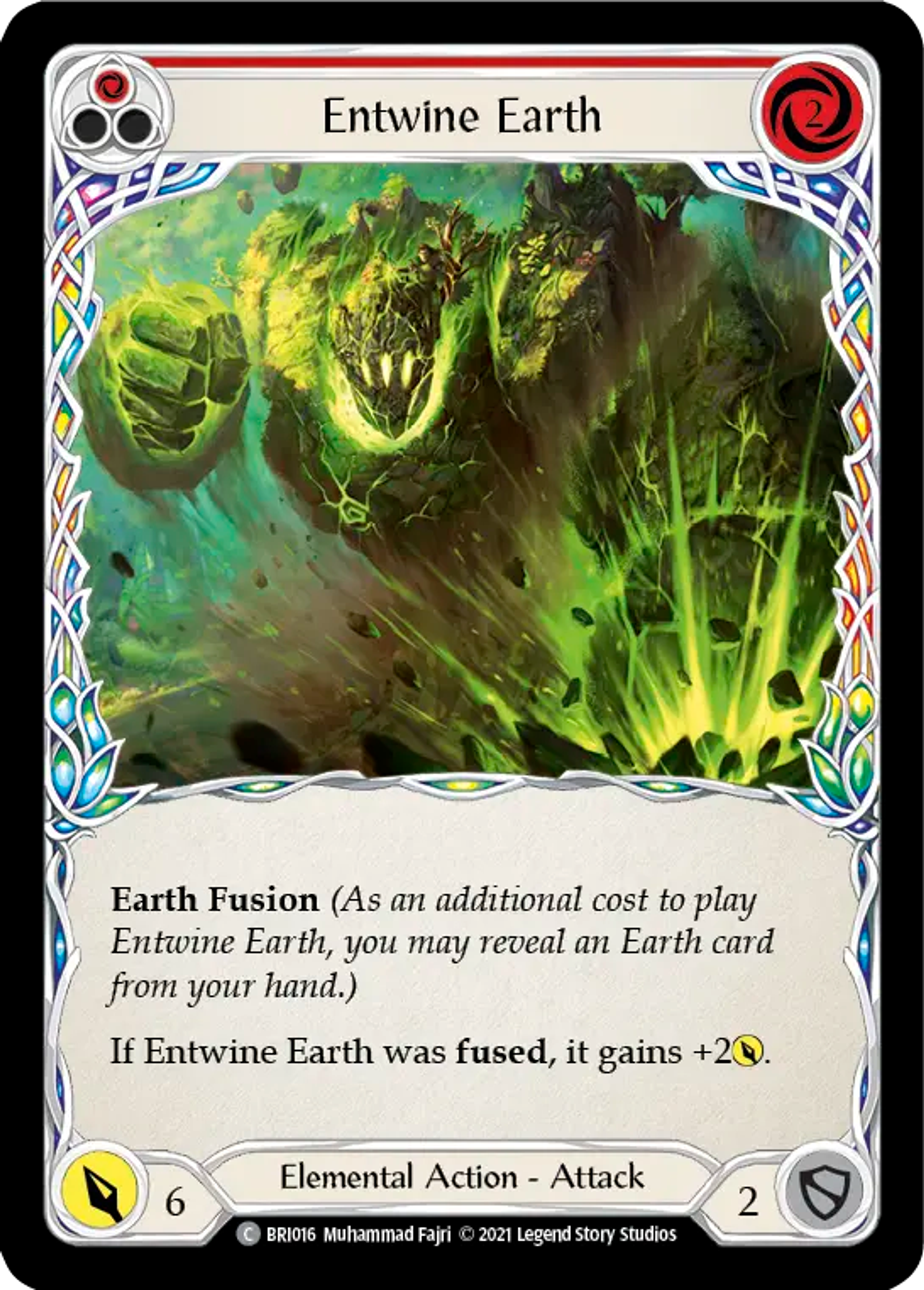 Entwine Earth (Red) — Briar - Blitz Deck — Flesh and Blood