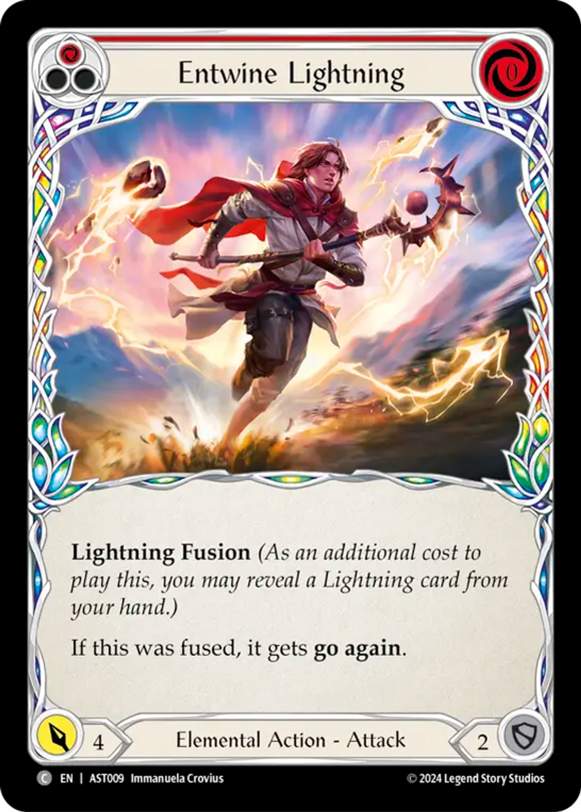 Tresser la foudre — Armory Deck - Aurora, Shooting Star — Flesh and Blood