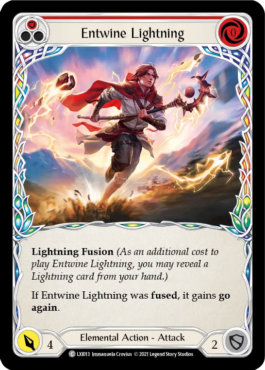 Entwine Lightning (Red) — Lexi - Blitz Deck — Flesh and Blood