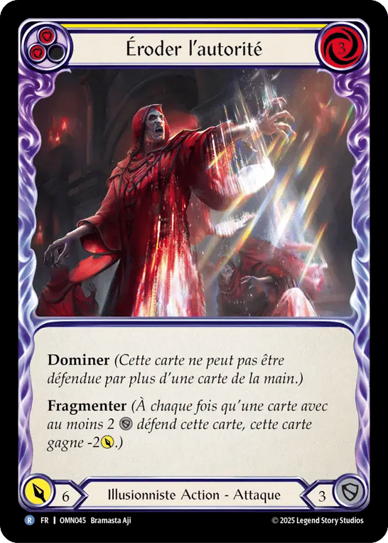 Éroder l’autorité — Omens of the Third Age — Flesh and Blood