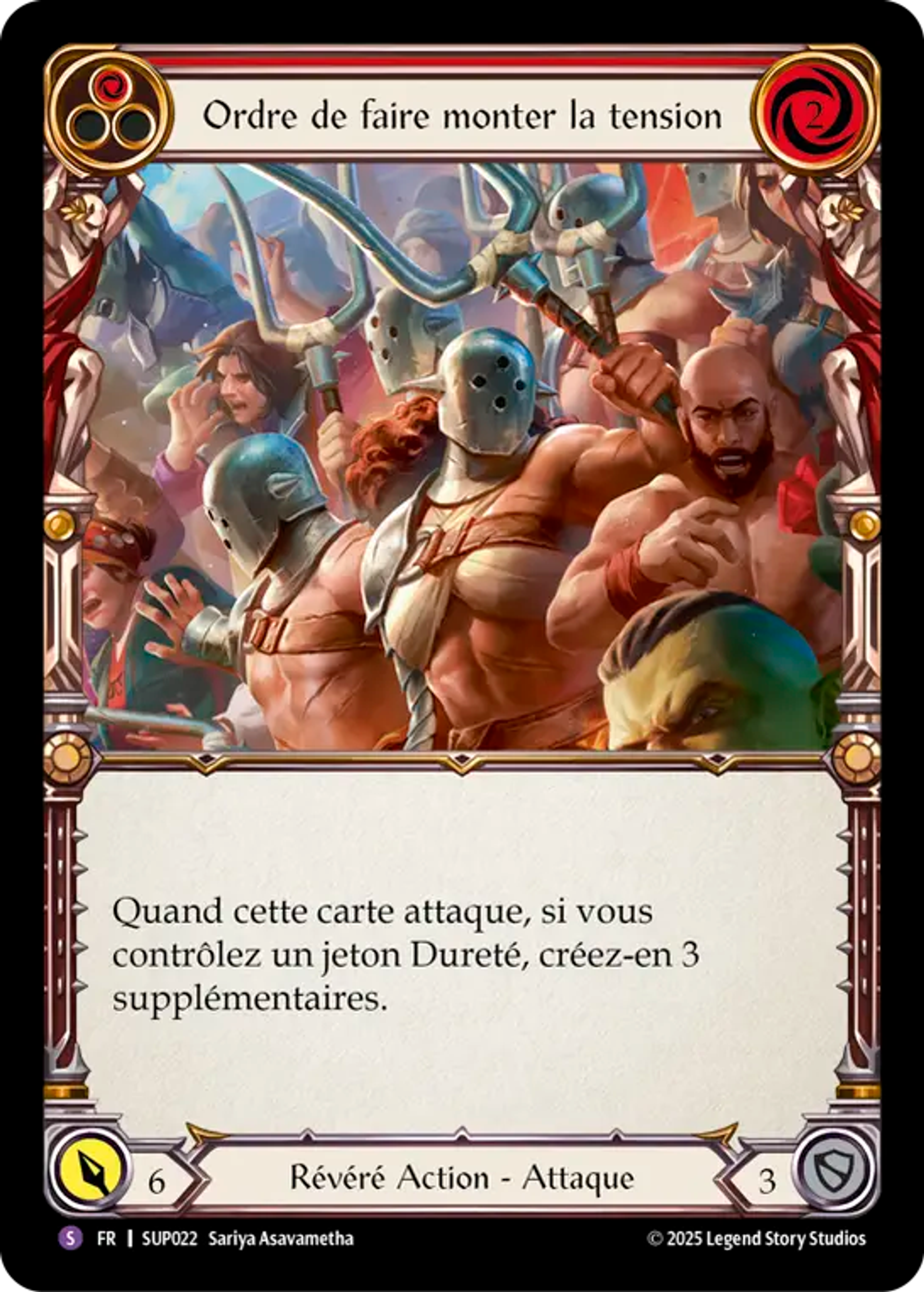 Ordre de faire monter la tension — Super Slam — Flesh and Blood