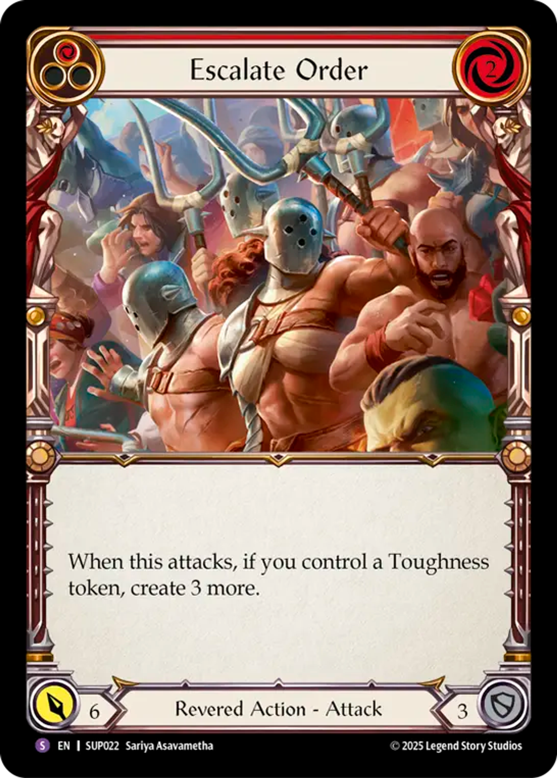 Escalate Order — Super Slam — Flesh and Blood