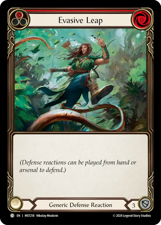 Evasive Leap (Red) — Part the Mistveil — Flesh and Blood
