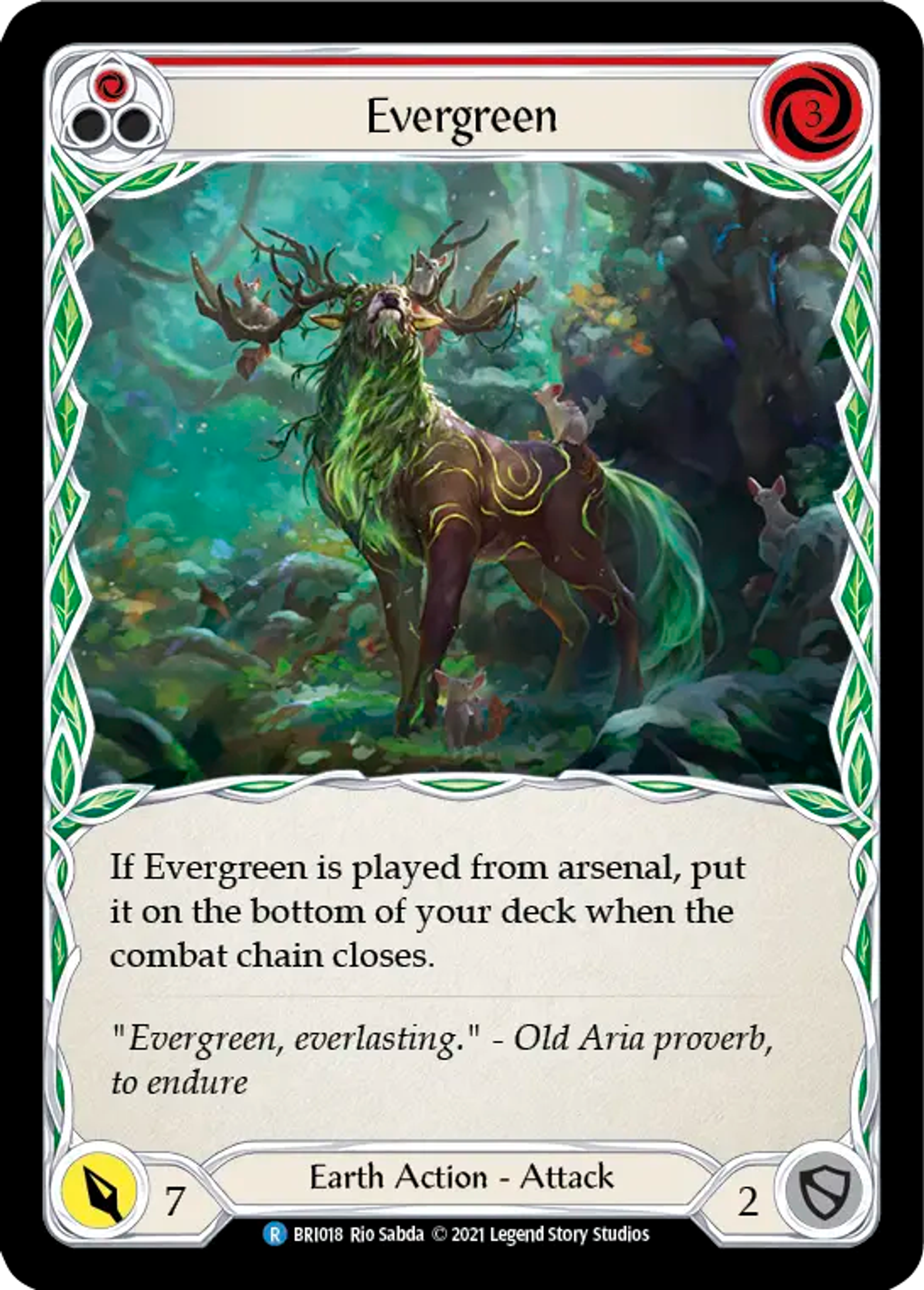 Evergreen (Red) — Briar - Blitz Deck — Flesh and Blood