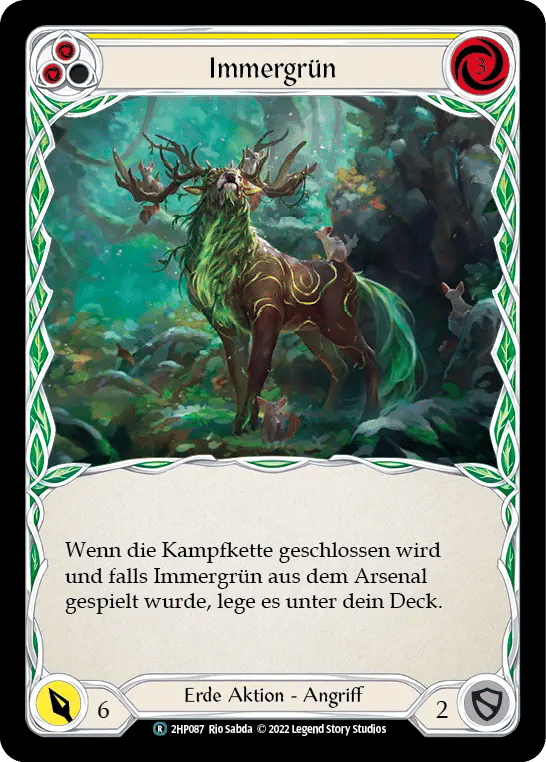 Evergreen (Yellow) — History Pack 2 - Black Label — Flesh and Blood