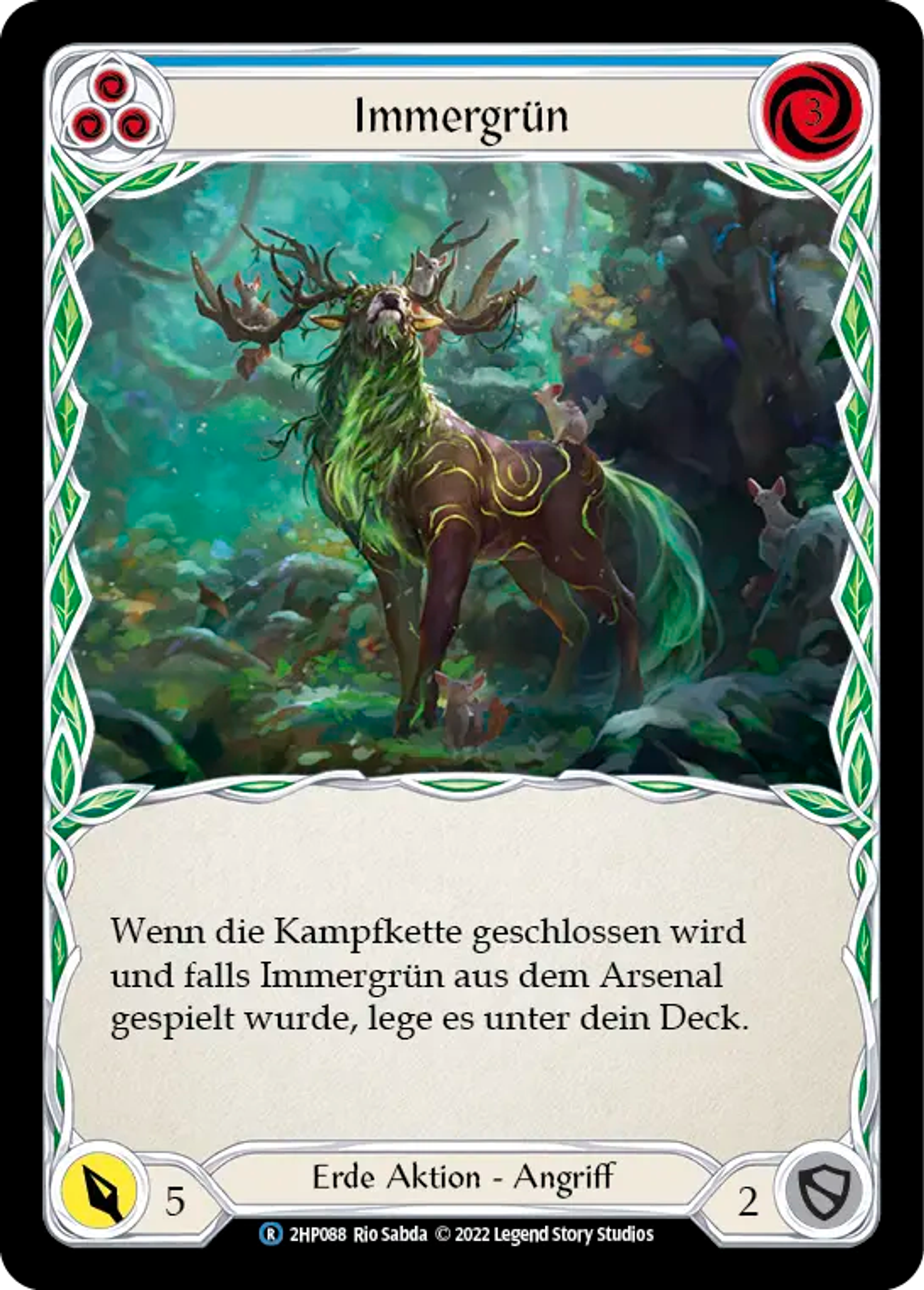Evergreen (Blue) — History Pack 2 - Black Label — Flesh and Blood