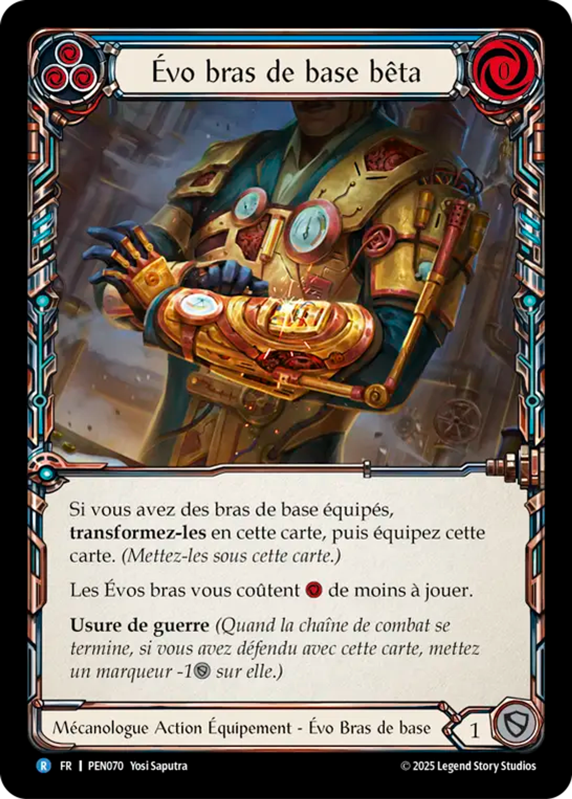 Evo Beta Base Arms (Blue) — Compendium of Rathe — Flesh and Blood