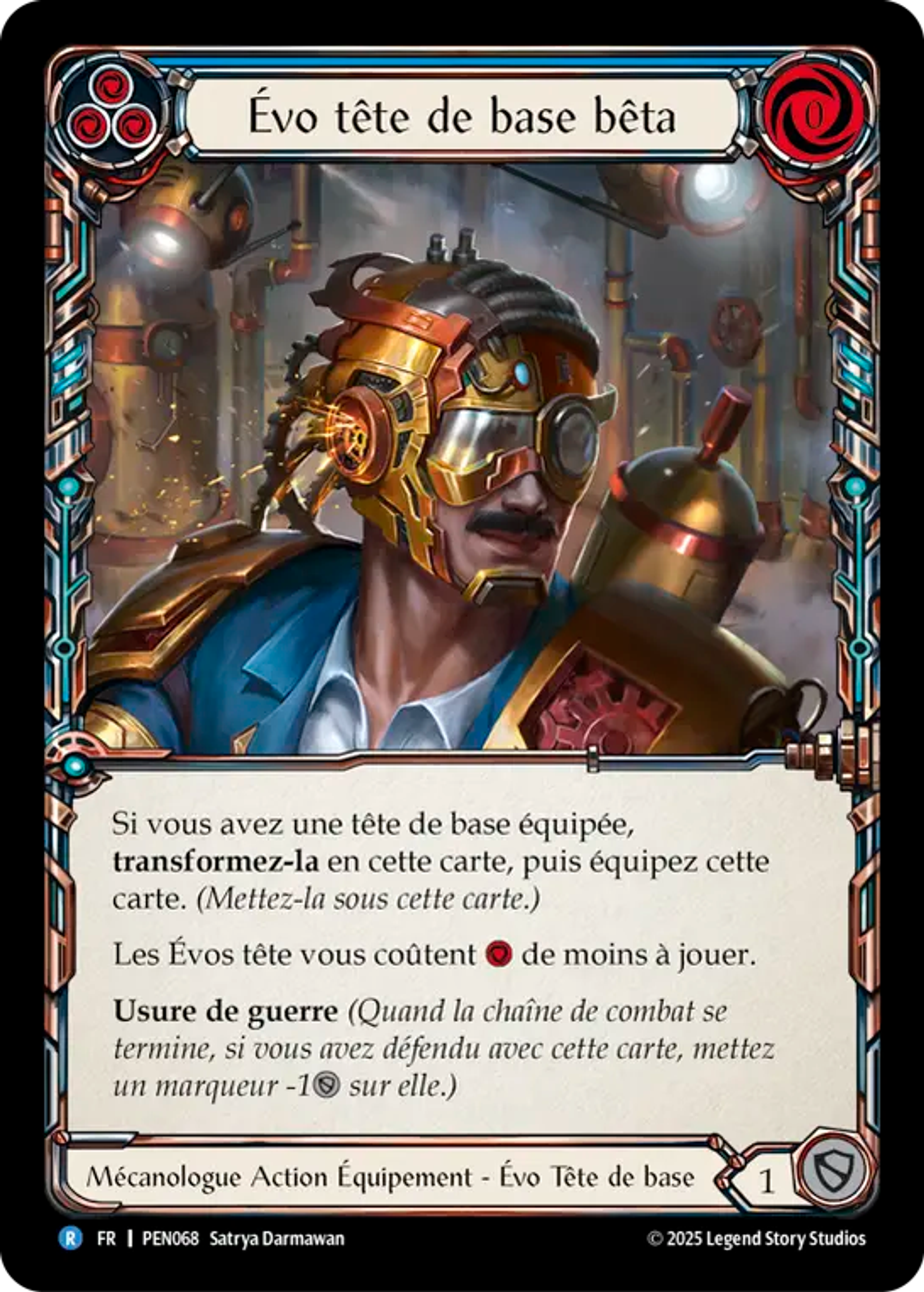 Evo Beta Base Head (Blue) — Compendium of Rathe — Flesh and Blood