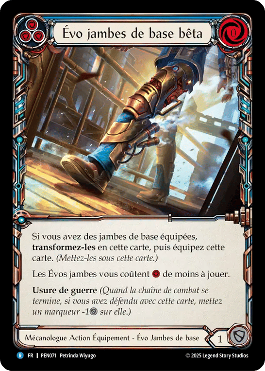 Évo jambes de base bêta — Compendium of Rathe — Flesh and Blood