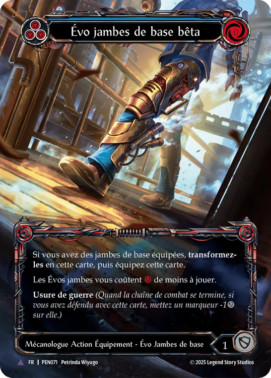 Evo Beta Base Legs (Blue) — Compendium of Rathe — Flesh and Blood