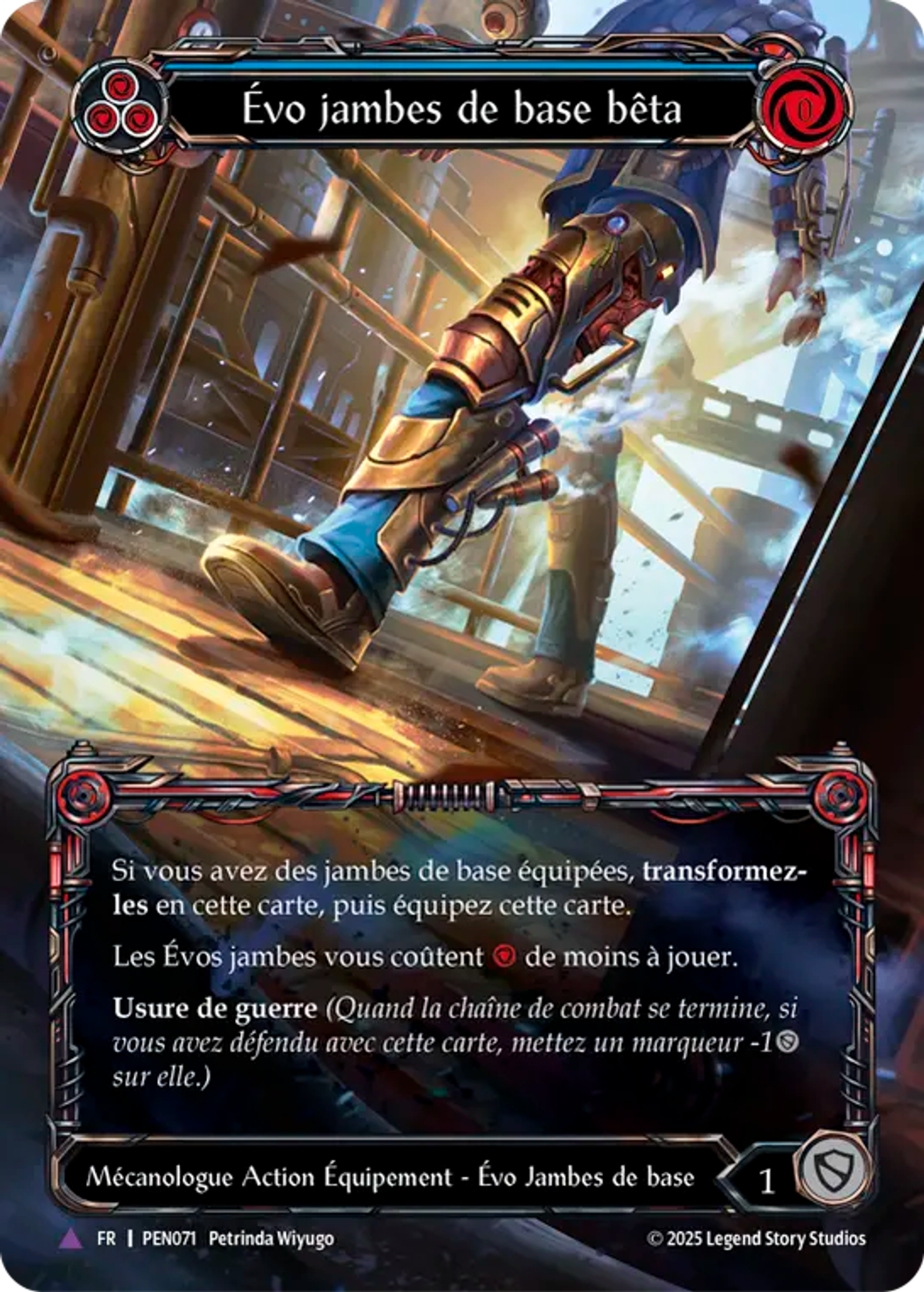 Evo Beta Base Legs (Blue) — Compendium of Rathe — Flesh and Blood