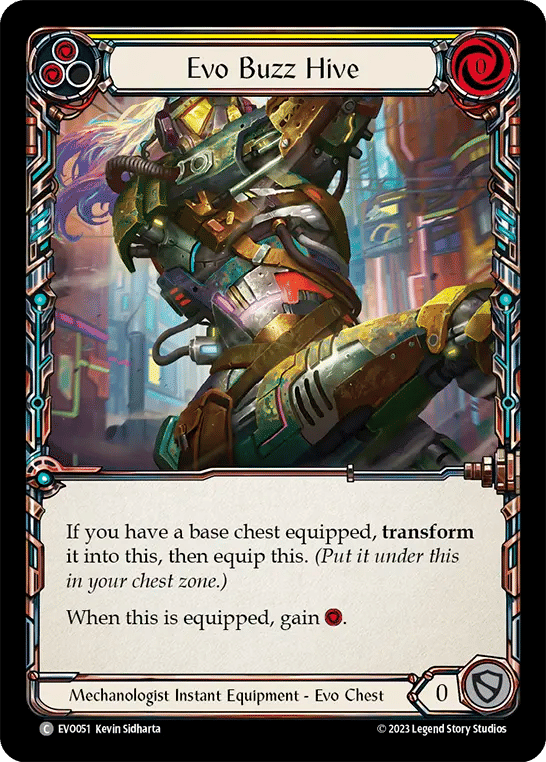Evo Buzz Hive (Yellow) — Bright Lights — Flesh and Blood