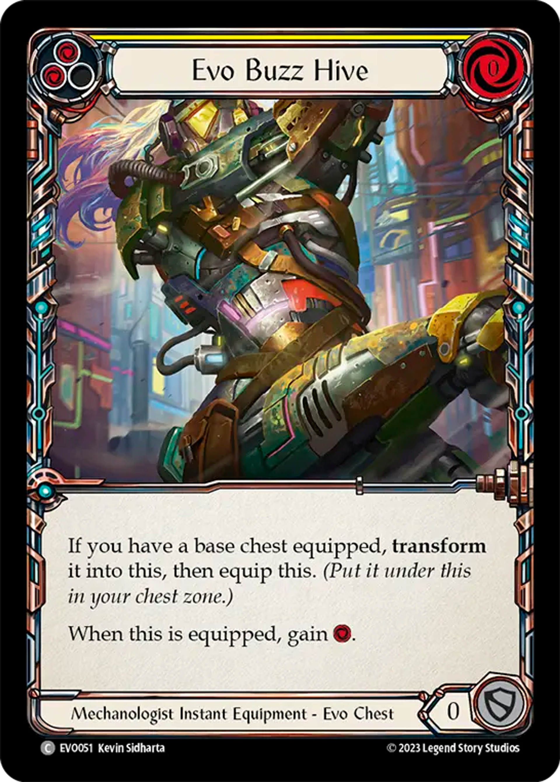Evo Buzz Hive (Yellow) — Bright Lights — Flesh and Blood