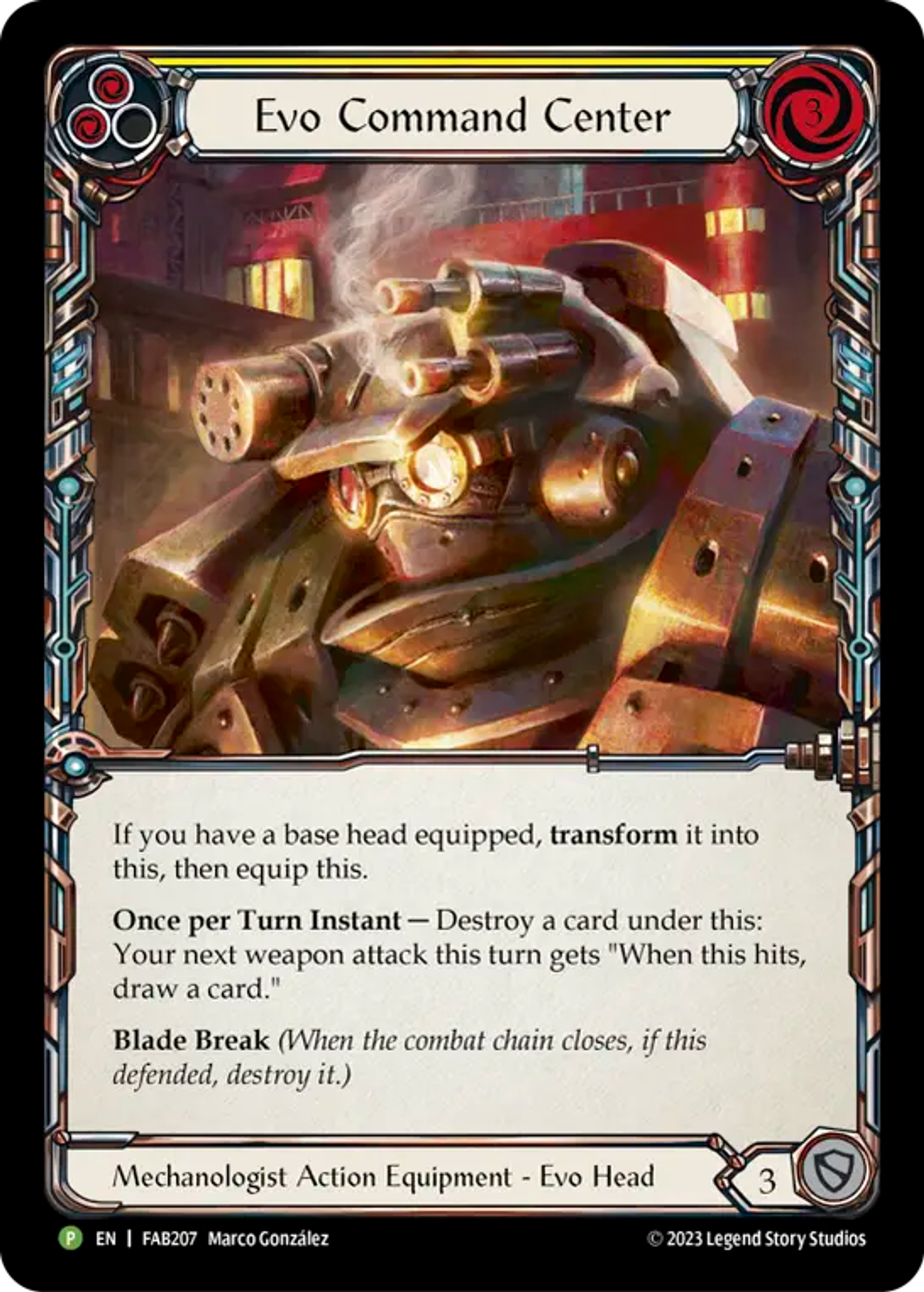 Evo Command Center — Flesh and Blood: Promo Cards — Flesh and Blood